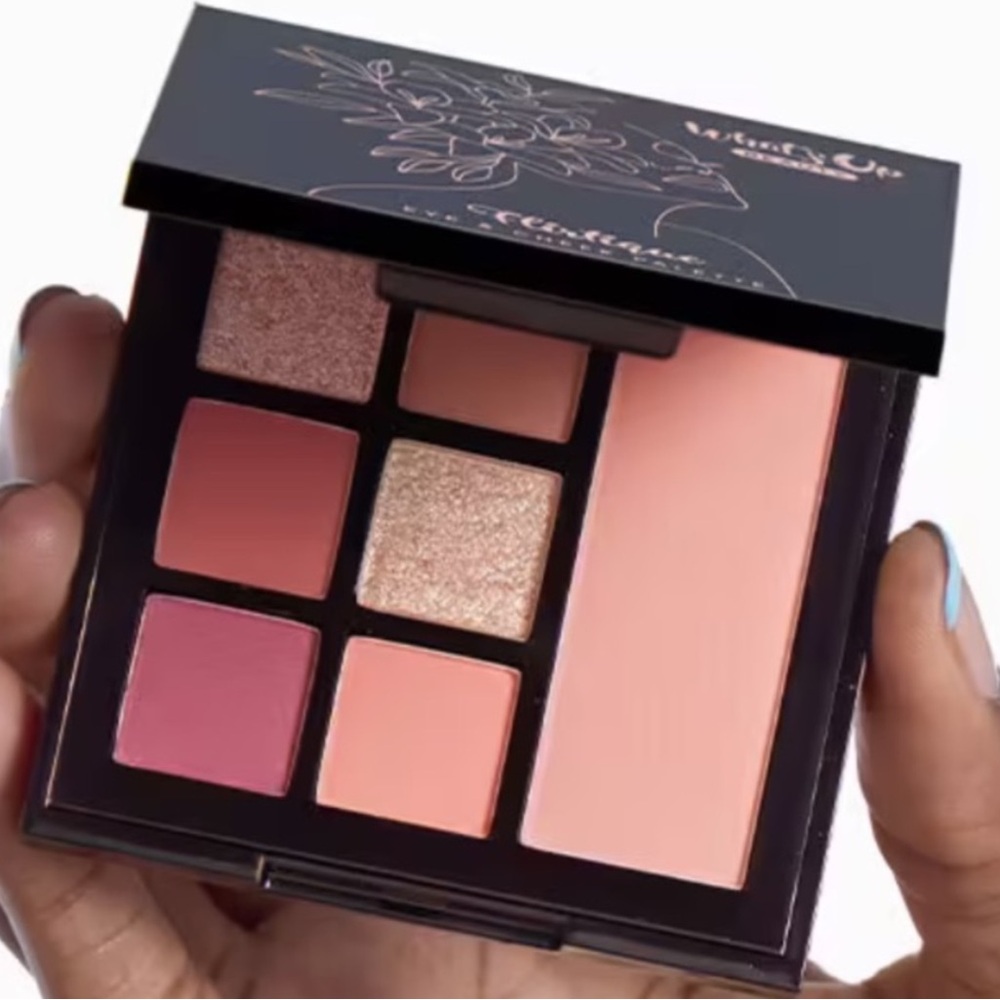 NWT Whats Up Beauty Flirtique Eyeshadow & Cheek Palette